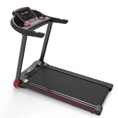 Superfit 2.25HP Electric Running Machine Treadmill Bluetooth Speaker APP Control Red