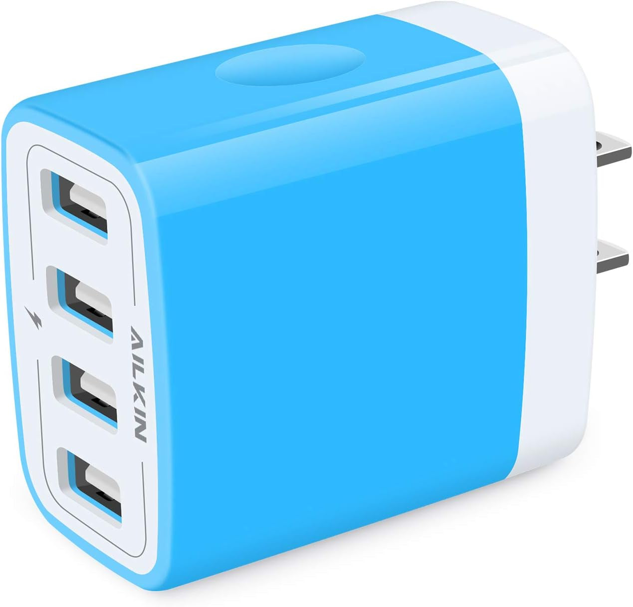 Wall Charger, USB Charger Adapter,  4.8A 4Multi Port Fast Charging Station Power Base Block Plug Cube Brick for Iphone 17 16 15 14 SE 13 12 11Pro Max/X/Plus, Samsung A16/A17/S25/S24 Kindle Plug