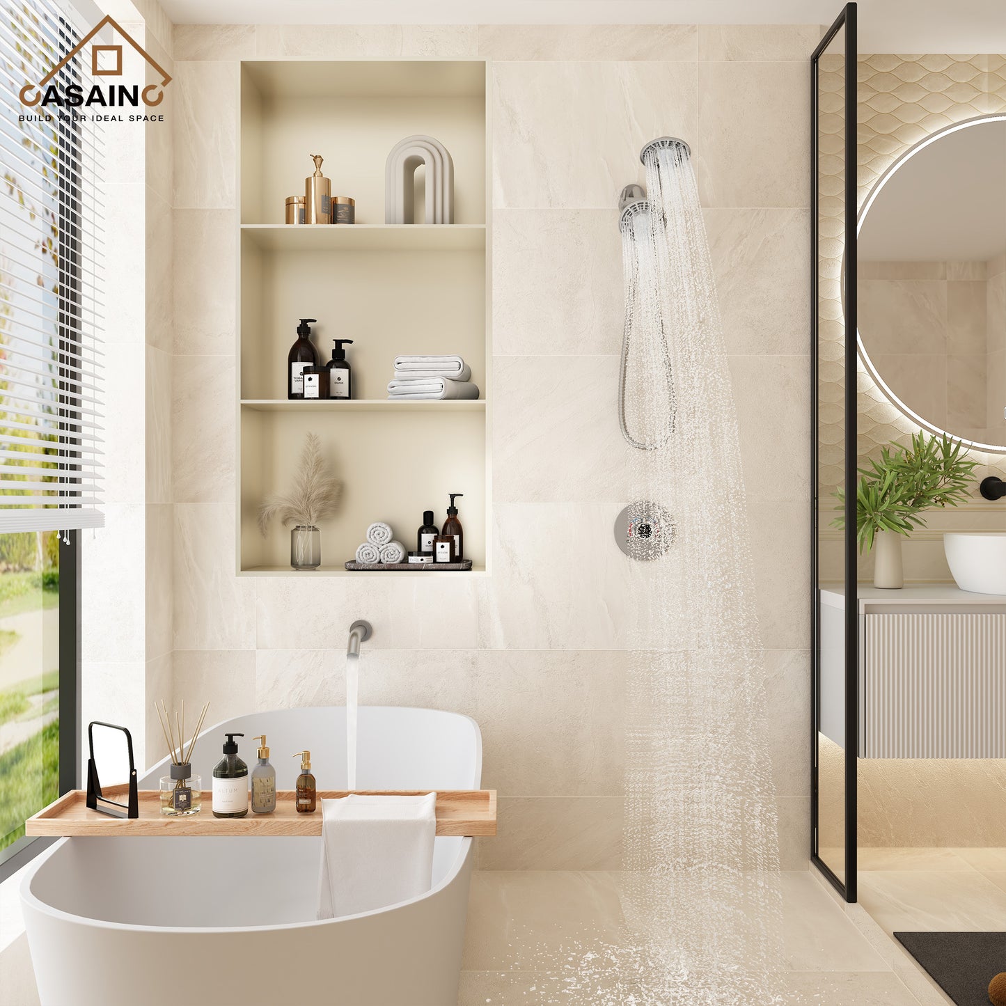 CASAINC Luxury Shower System Faucet