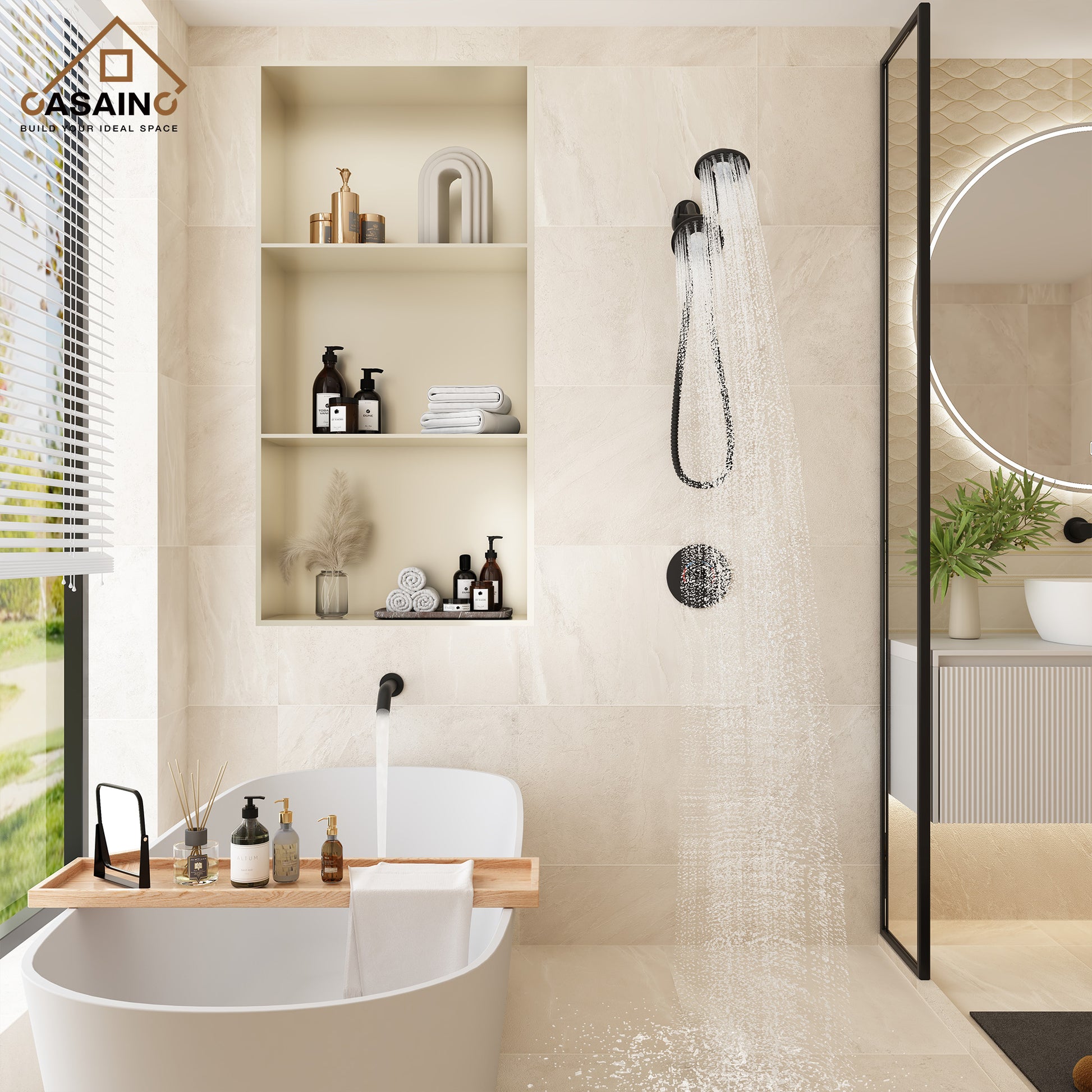 CASAINC Luxury Shower System Faucet