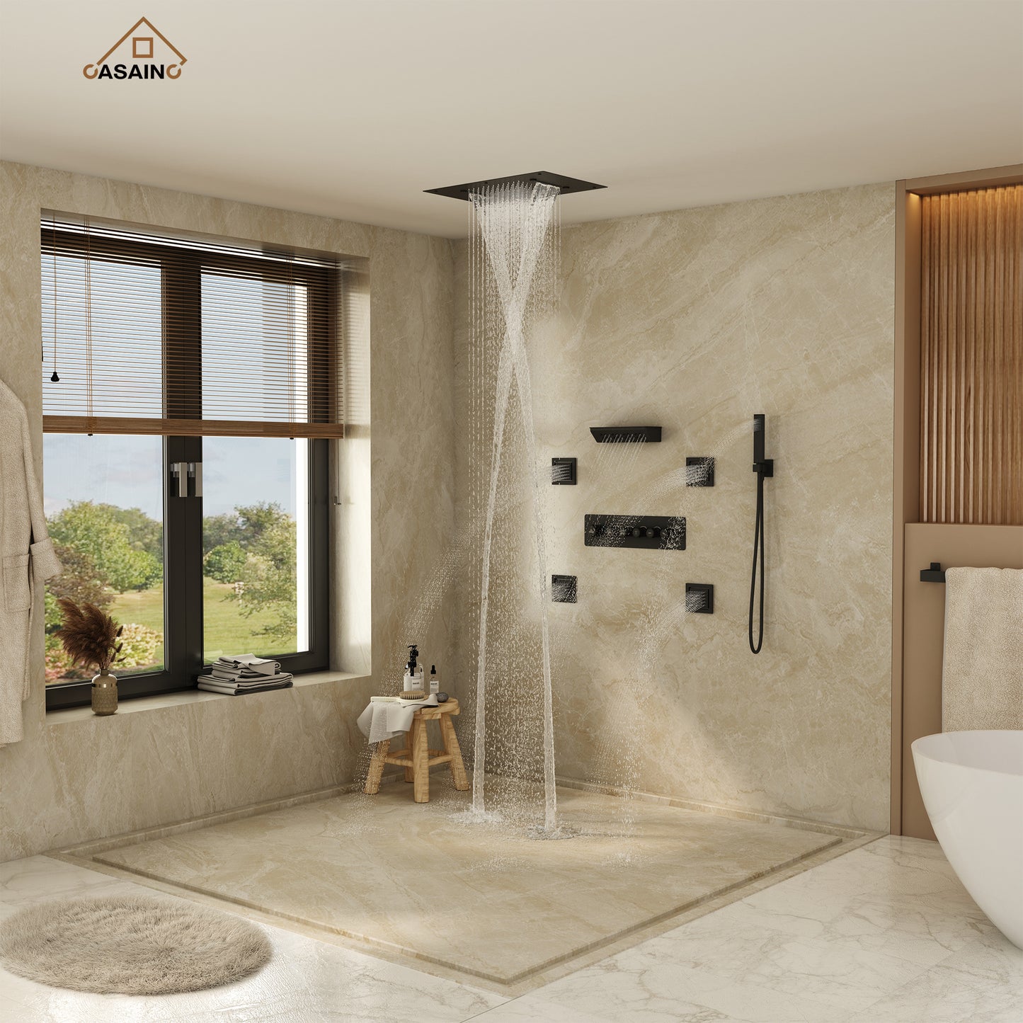 CASAINC Luxury Shower System Faucet