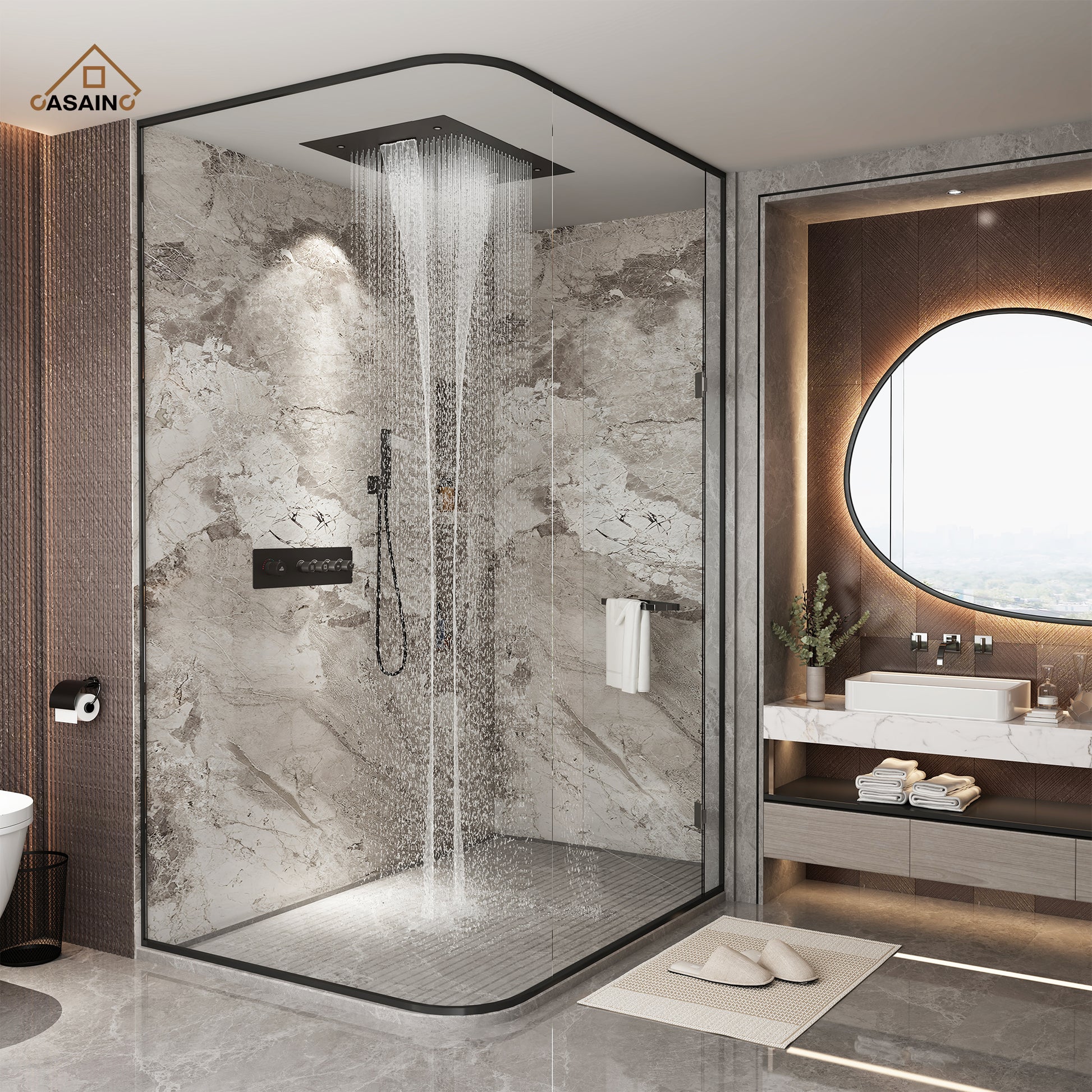 CASAINC Luxury Shower System Faucet