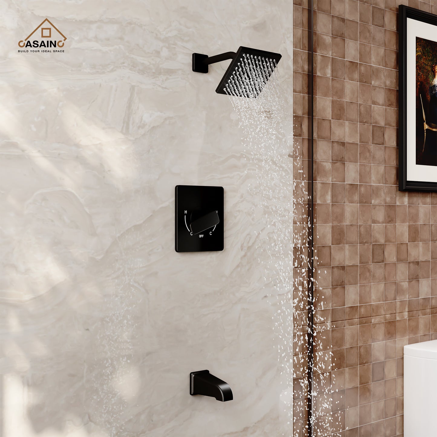 CASAINC Luxury Shower System Faucet