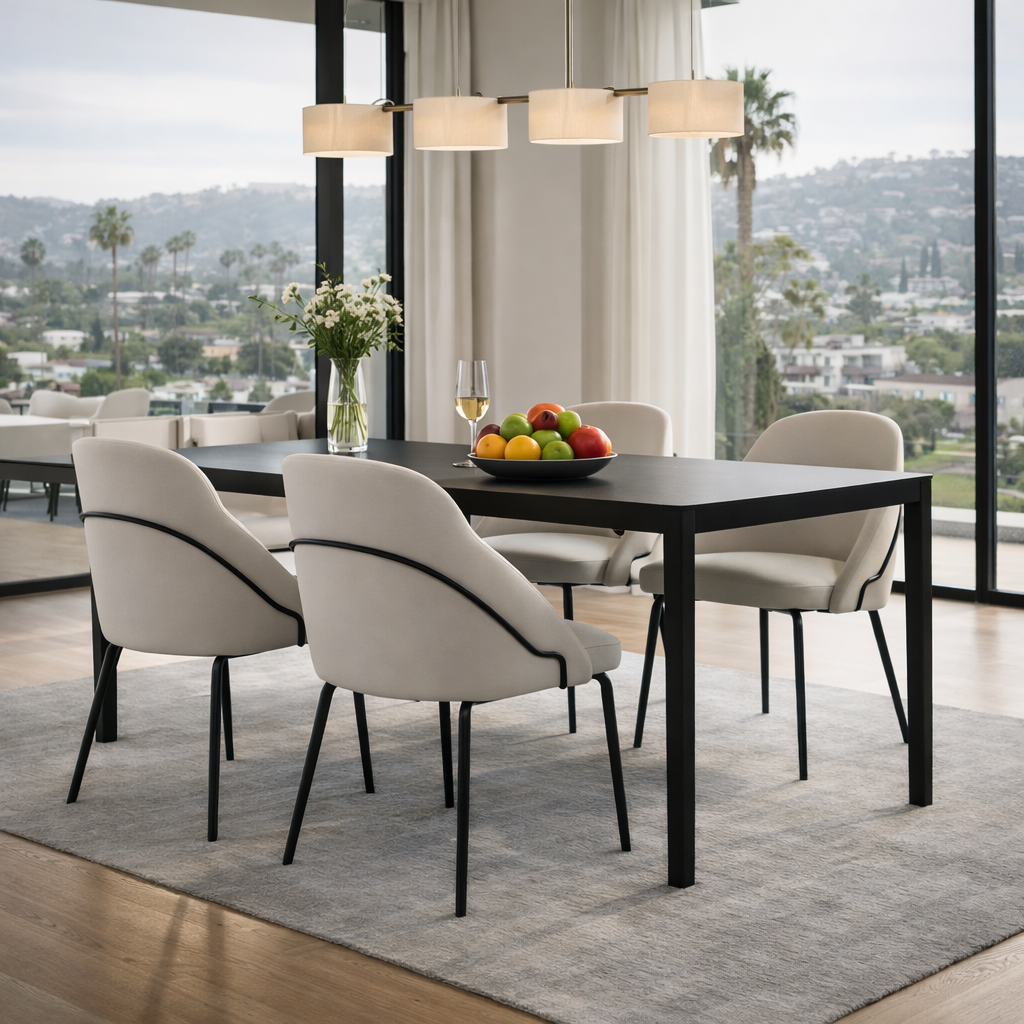 Gracie Modern Dining Chairs - Set of 4