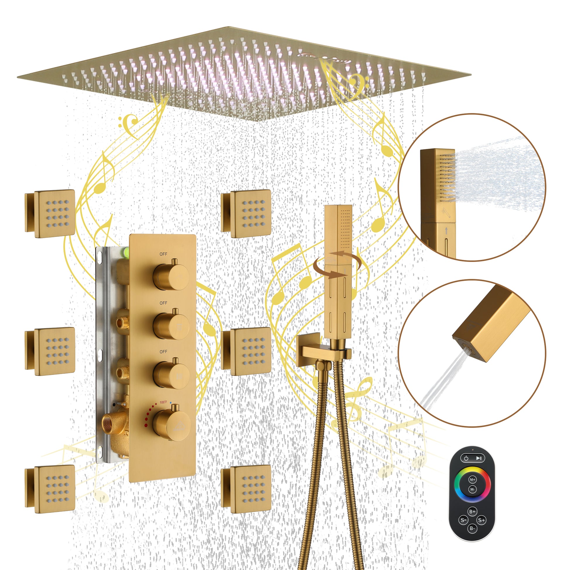 CASAINC Luxury Shower System Faucet