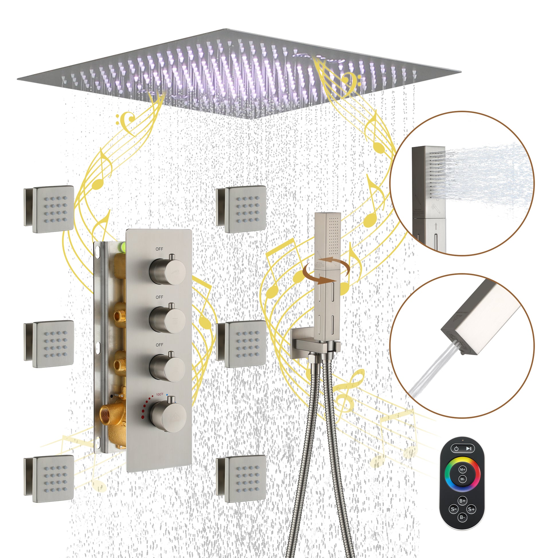 CASAINC Luxury Shower System Faucet