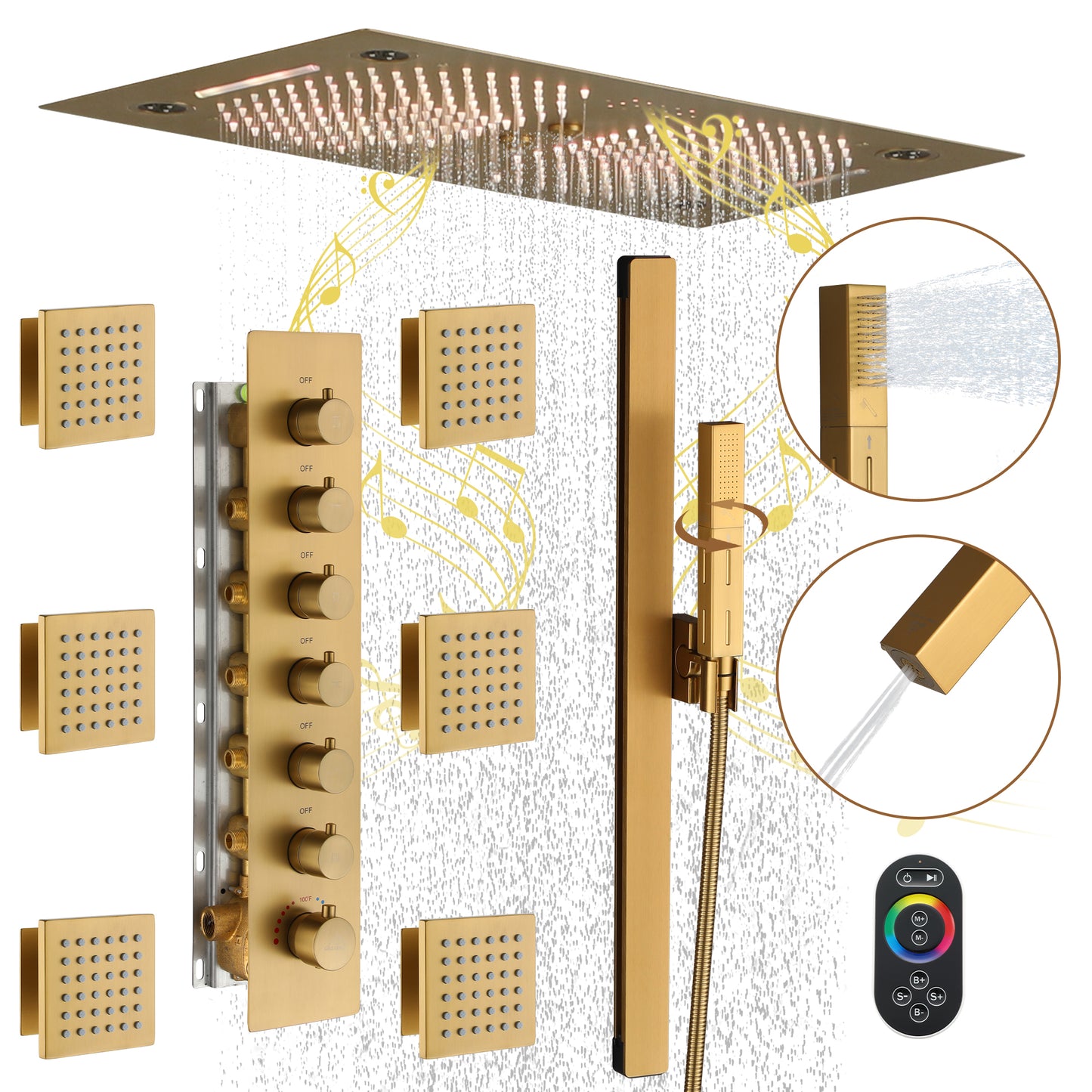 CASAINC Luxury Shower System Faucet