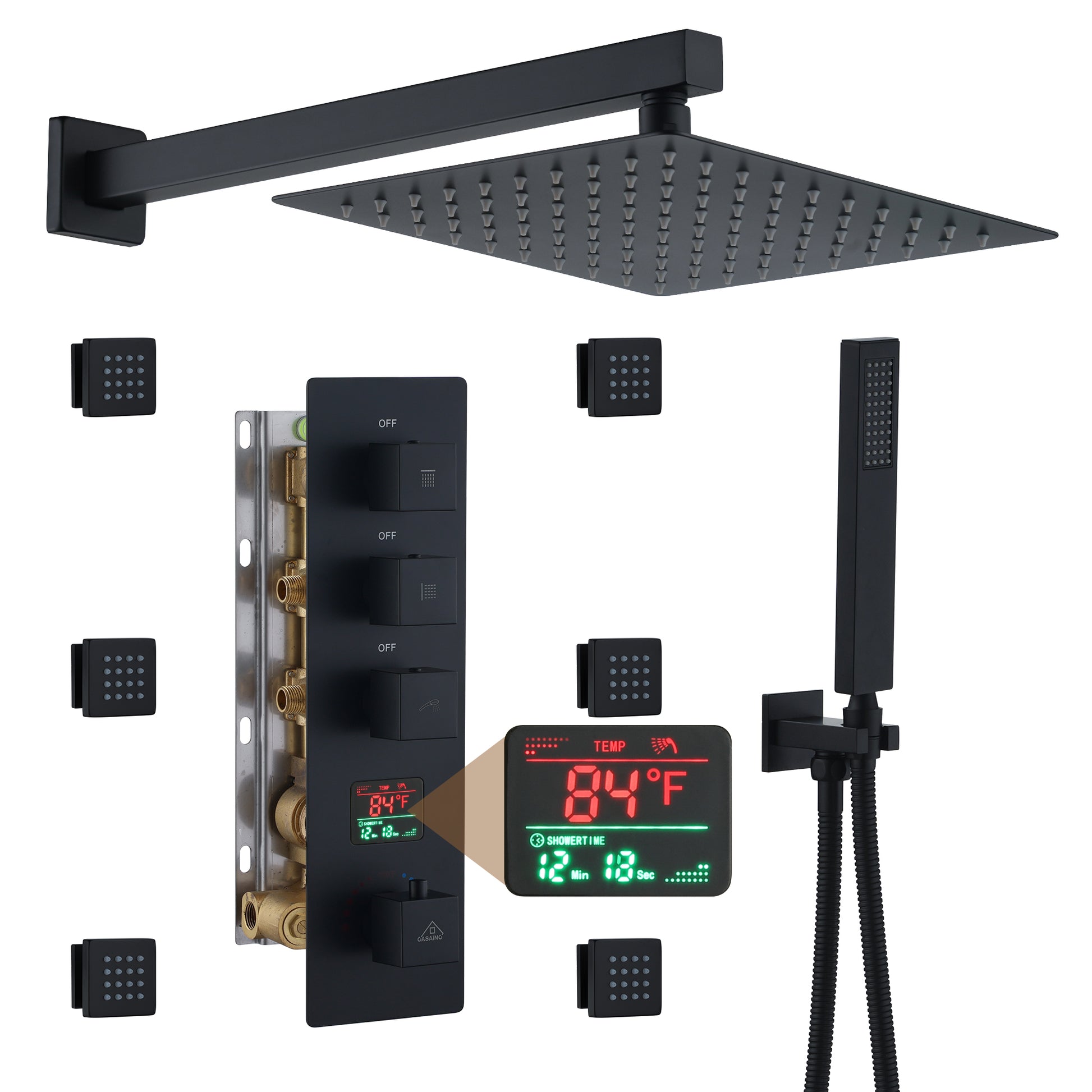 CASAINC Luxury Shower System Faucet