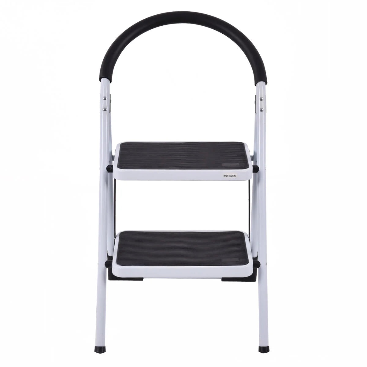 2 Step Ladder Folding Stool Heavy Duty 330Lbs Capacity Industrial Lightweight