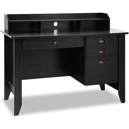 Computer Desk PC Laptop Writing Table Workstation Student Study Furniture Black