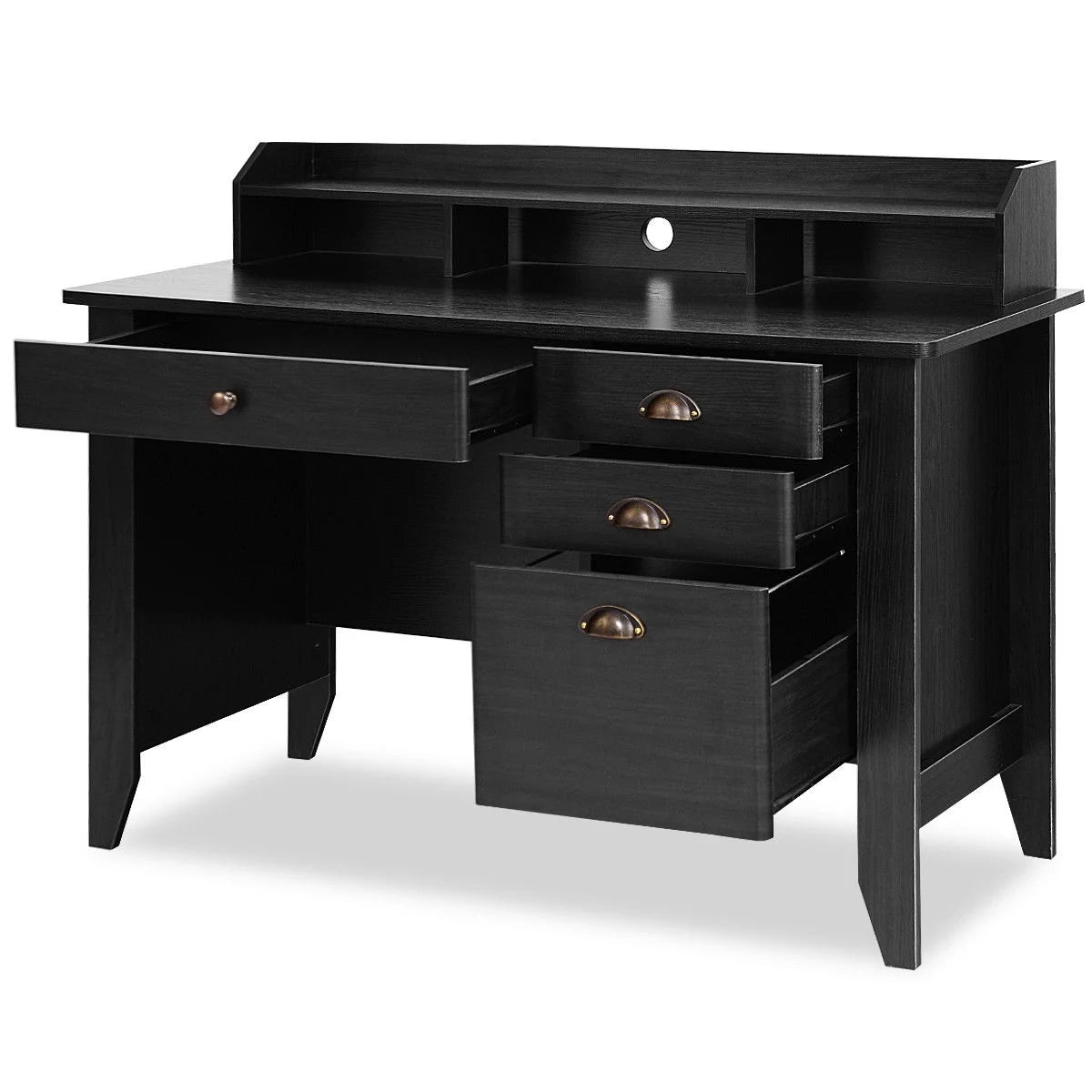 Computer Desk PC Laptop Writing Table Workstation Student Study Furniture Black