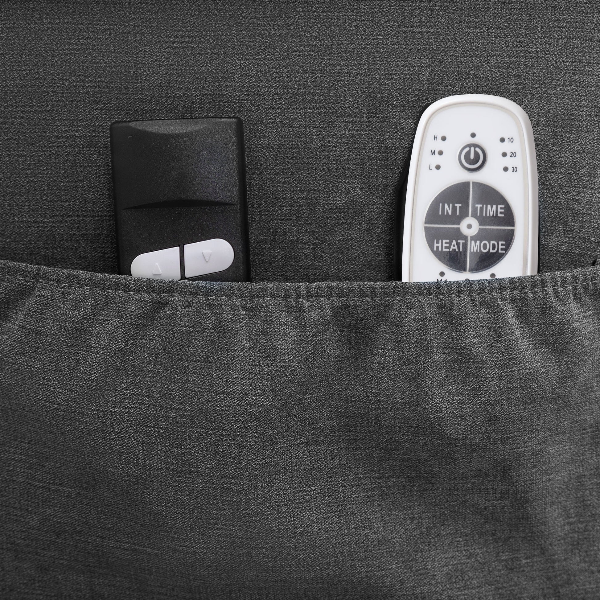Power Lift Recliner Chair Recliners for Elderly with Heat and Massage Recliner Chair for Living Room with Infinite Position and Side Pocket,Usb Charge Port,Grey