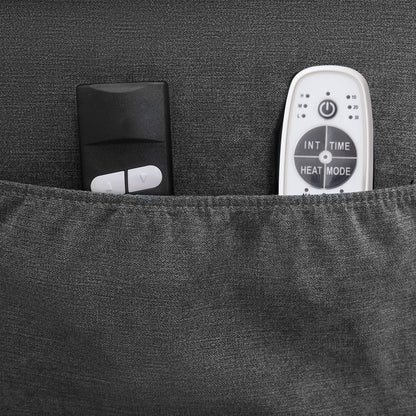 Power Lift Recliner Chair Recliners for Elderly with Heat and Massage Recliner Chair for Living Room with Infinite Position and Side Pocket,Usb Charge Port,Grey