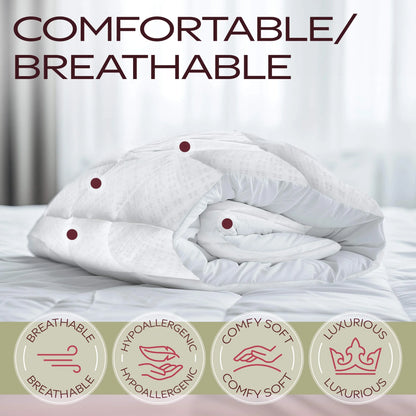 MAXI Twin Size Mattress Pad - Luxurious Cotton Sateen Mattress Protector - Soft, Comfortable, and Breatheable Mattress Cover - Mattress Pad Protects Mattress from Dust, Dirt, Spills, and Stains.