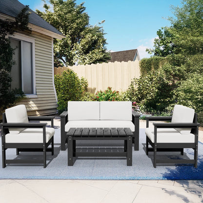 Patio Furniture Sets on Sale, 2 Pieces Patio Chairs W/ Cushions, Gray