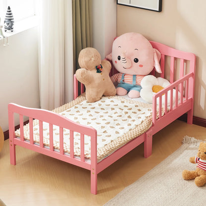 Baby Toddler Bed Kids Children Wood Bedroom Furniture Baby Relax Boys Girls
