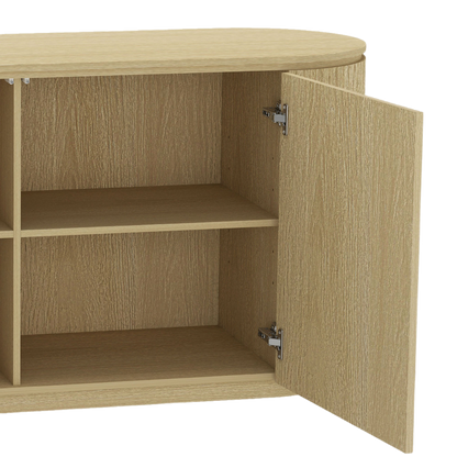 Olivia 2 Door Sideboard in Natural Oak