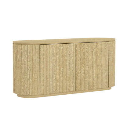 Olivia 2 Door Sideboard in Natural Oak