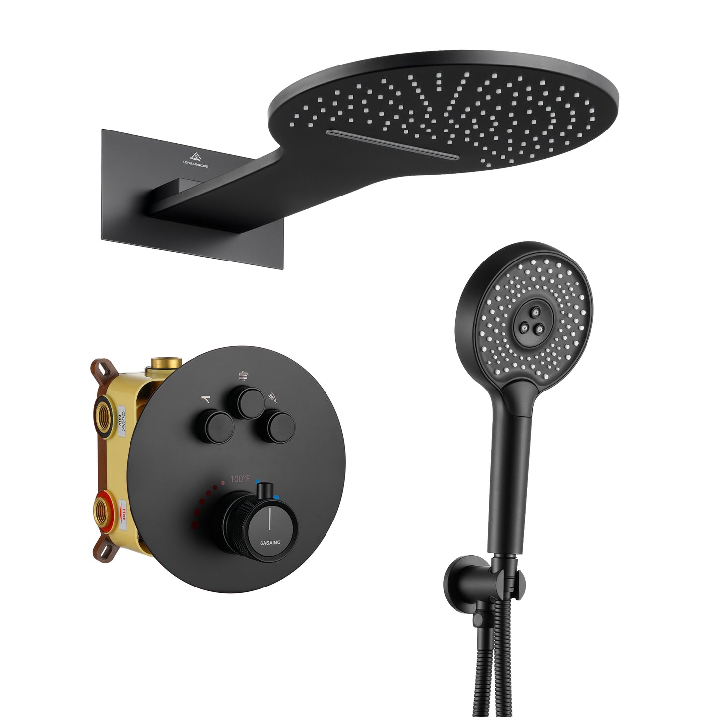 CASAINC Luxury Shower System Faucet