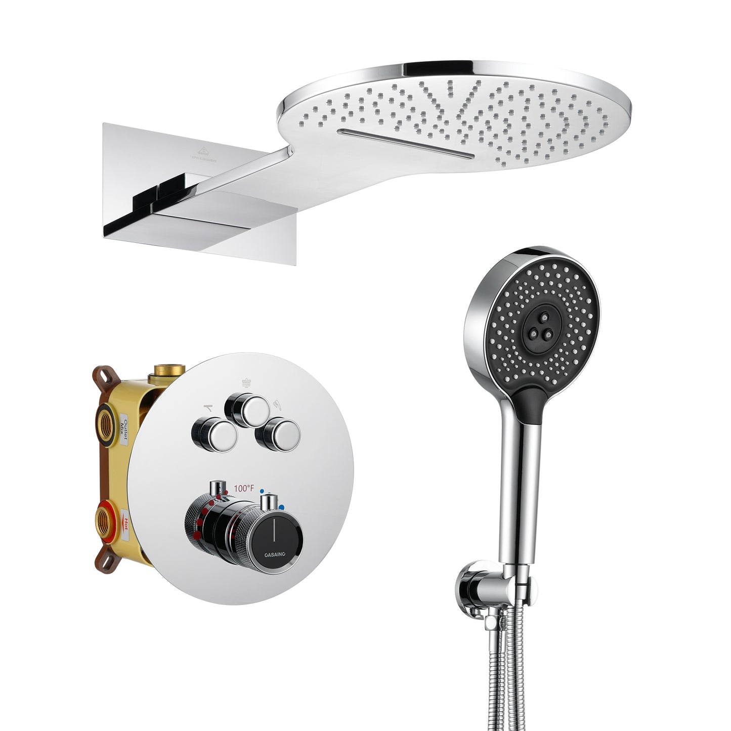 CASAINC Luxury Shower System Faucet